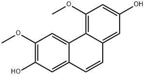 2, 7-dihydroxy-4, 6-dimethoxy phenanthrene Structure